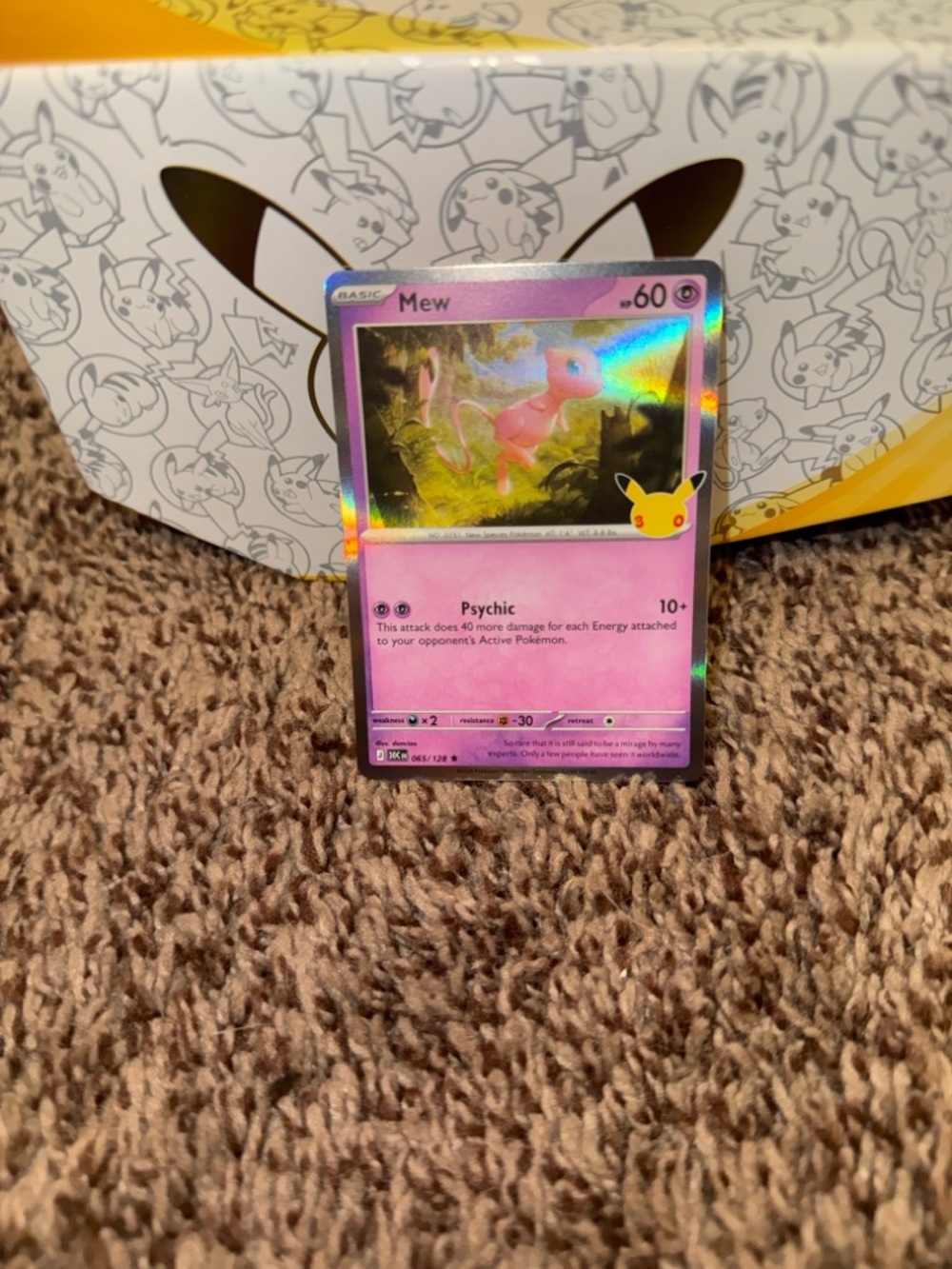 Pokémon Mew 065/128 30th Anniversary